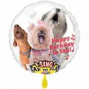 Singender Ballon Musikballon Happy Birthday singende Hunde